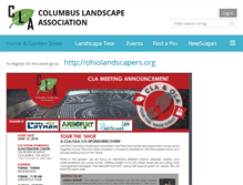 Tablet Screenshot of columbuslandscape.org